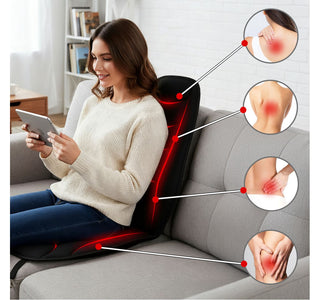 kohls heated massage seat pad
