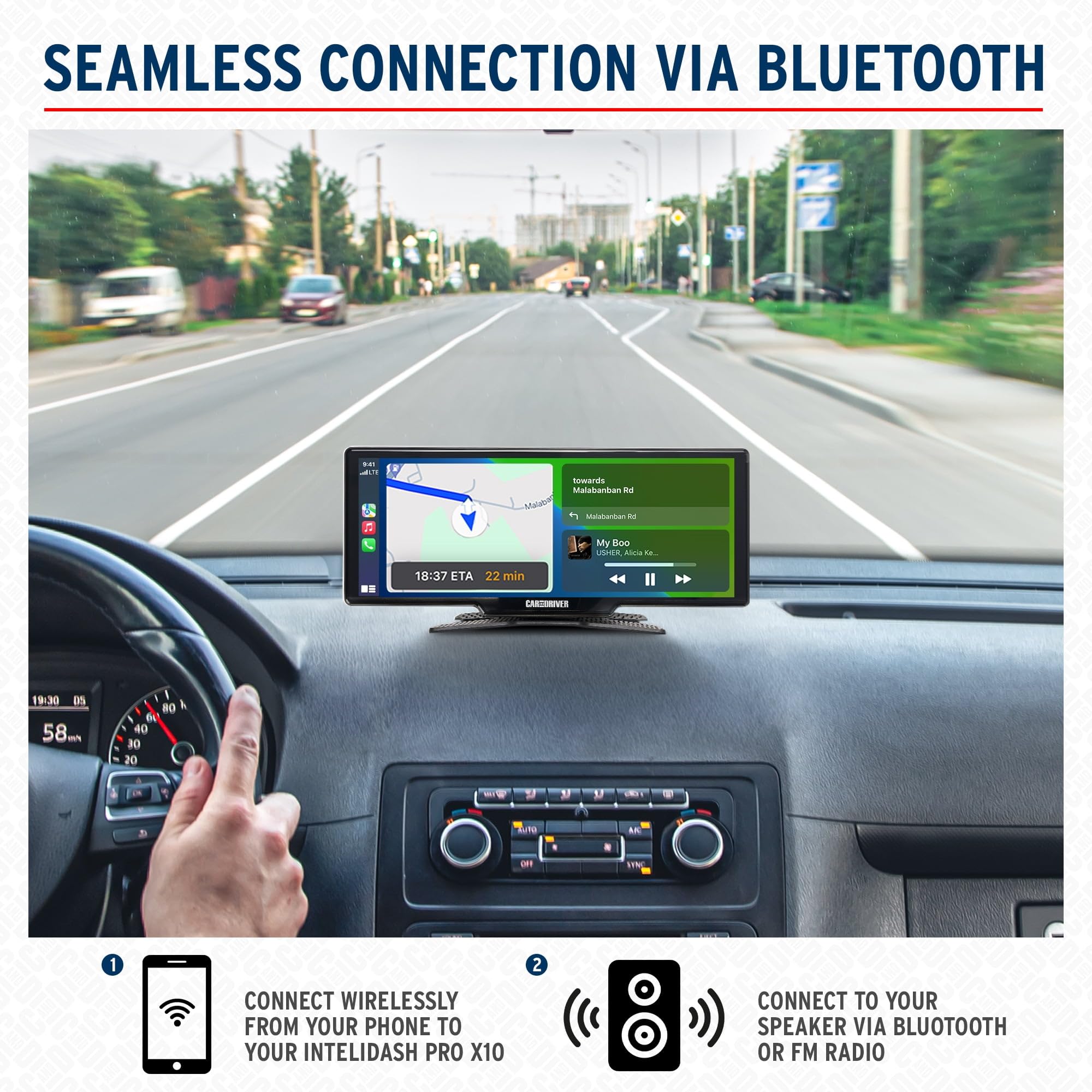 Intellidash Pro X10 Wireless CarPlay & Android Auto 10