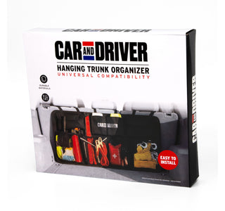 Car and Driver Hanging Trunk Organizer for Cars, SUVs & Trucks