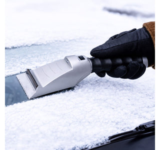 Car and Driver Heated Ice Scraper with LED Light & 15-ft. Cable