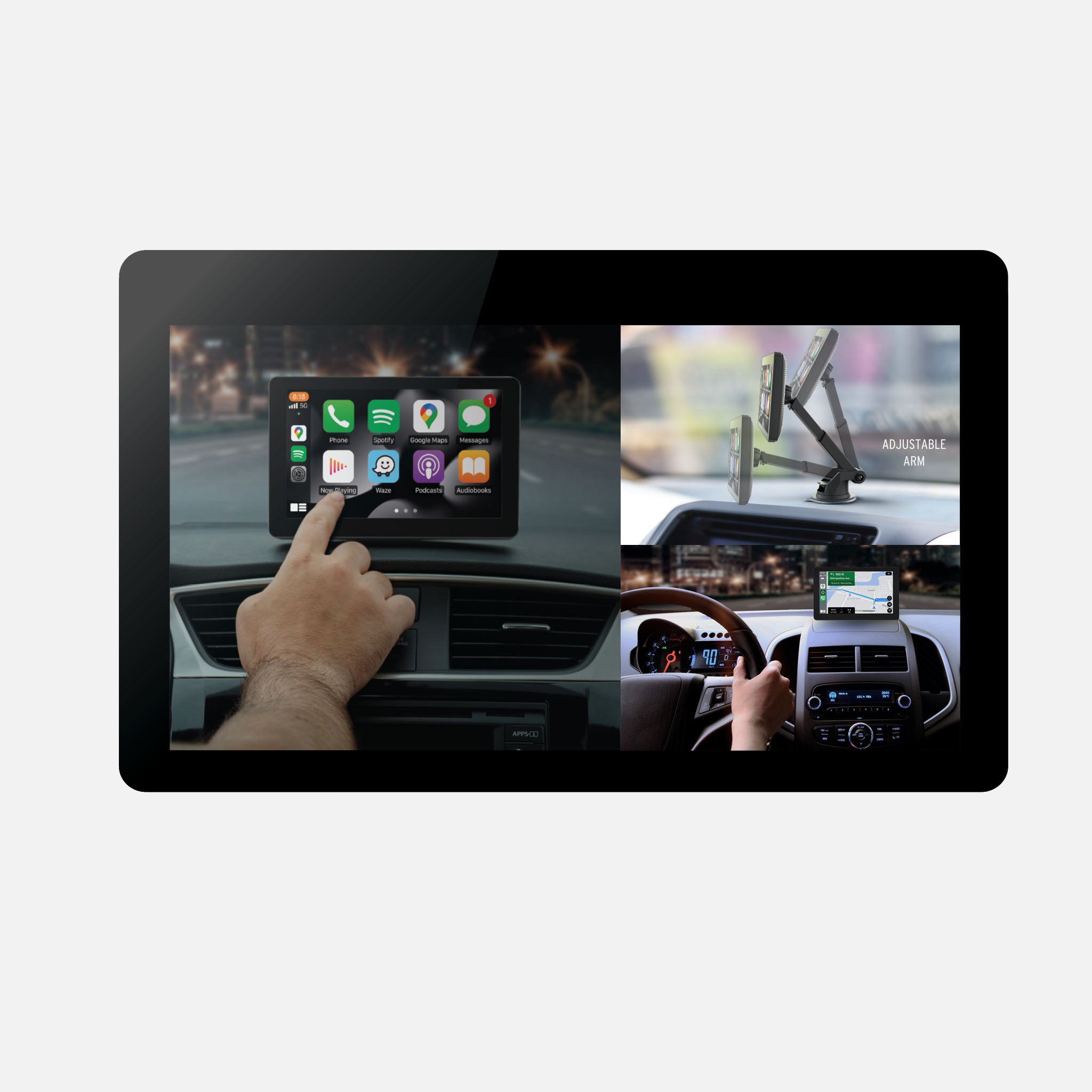INTELLIDASH Pro S Wireless Easy-Mount 7 IPS Touch Display - Car and Driver DU2000