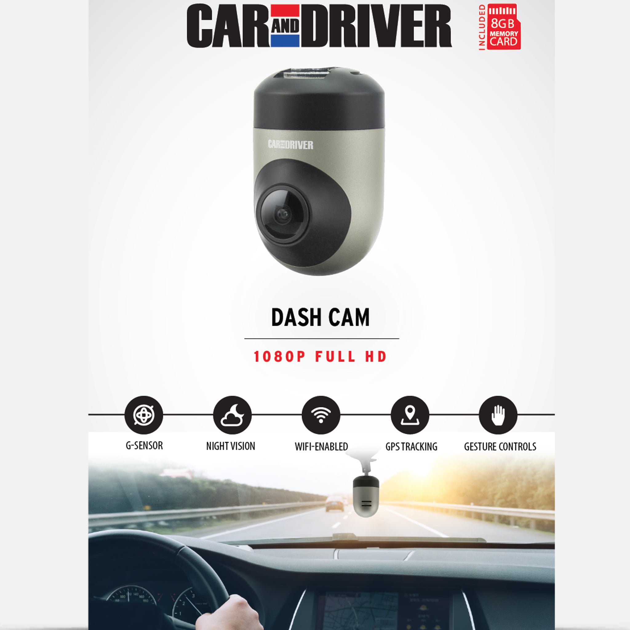 Mini-Caméra Pour Voiture Car Cam Corder 2,7 Lcd 1080P À Vision Nocturne Avec Accéléromètre G - 4