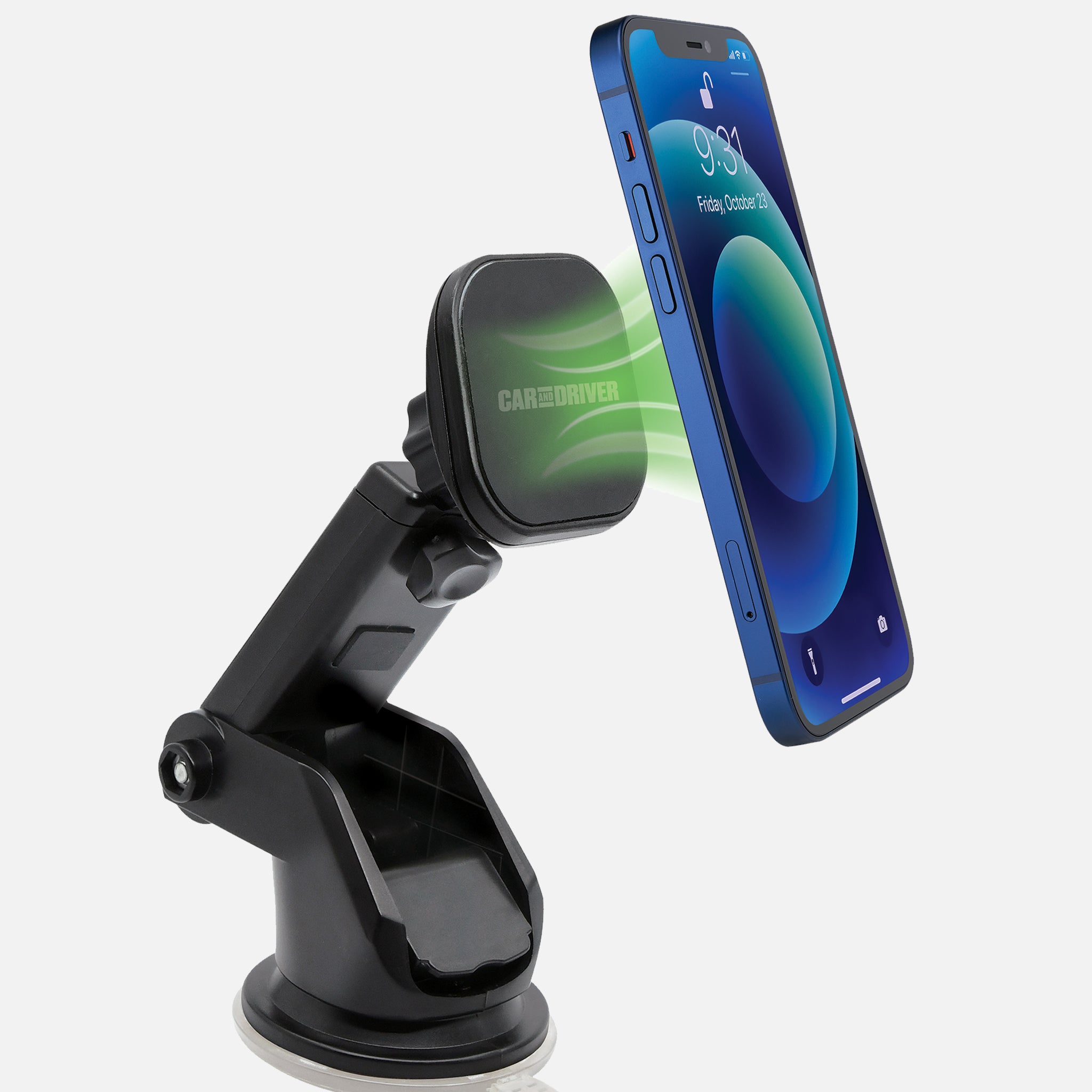 MAGNETIC CAR SUCTION MOUNT FOR MAGNETIC SMARTPHONES AND CASES - CAR AND DRIVER 9975